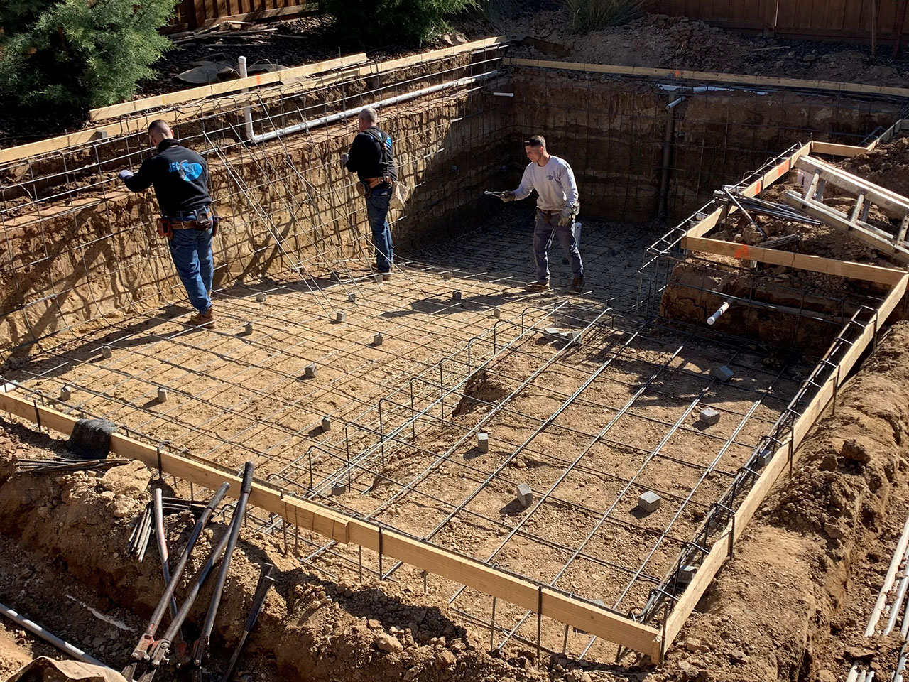 Pool Rebar Company | Custom Steel Rebar Sacramento | J.E.C. Steel